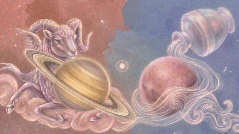 Sextil entre Saturno en Aries y Plutón en Acuario 