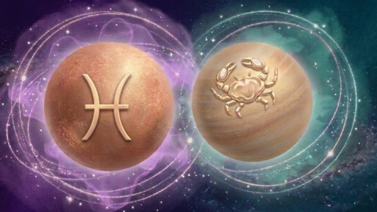 Trino de Mercurio en Piscis con Júpiter en Cáncer