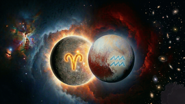Mercurio en Aries en sextil a Plutón en Acuario