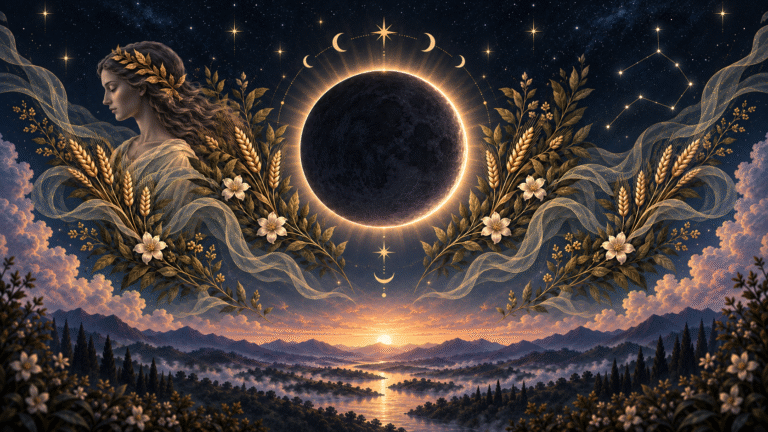 Luna nueva en el grado 18 de Virgo termina la temporada de eclipses