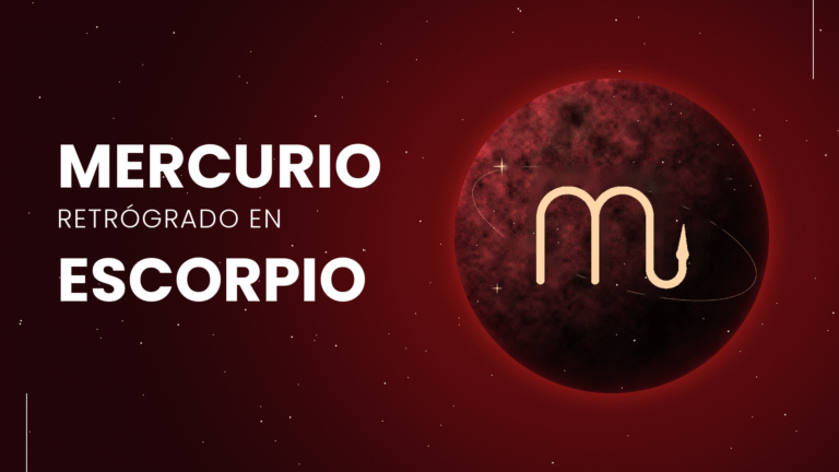 Mercurio retrógrado en Escorpio